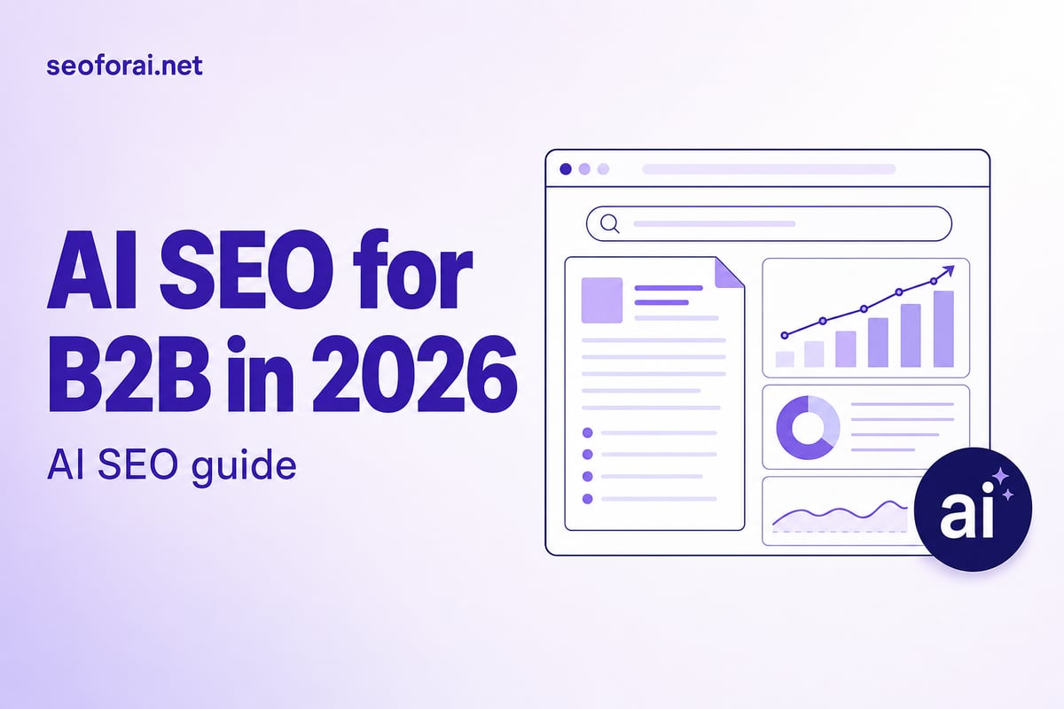 AI SEO for B2B in 2026: Your Ticket Into the Vendor Shortlist