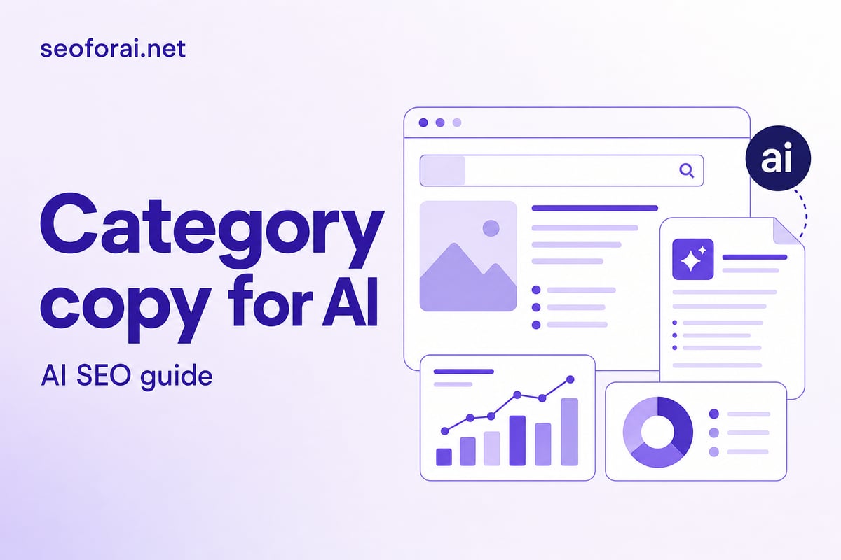 Category copy for AI: a 2026 guide for online stores