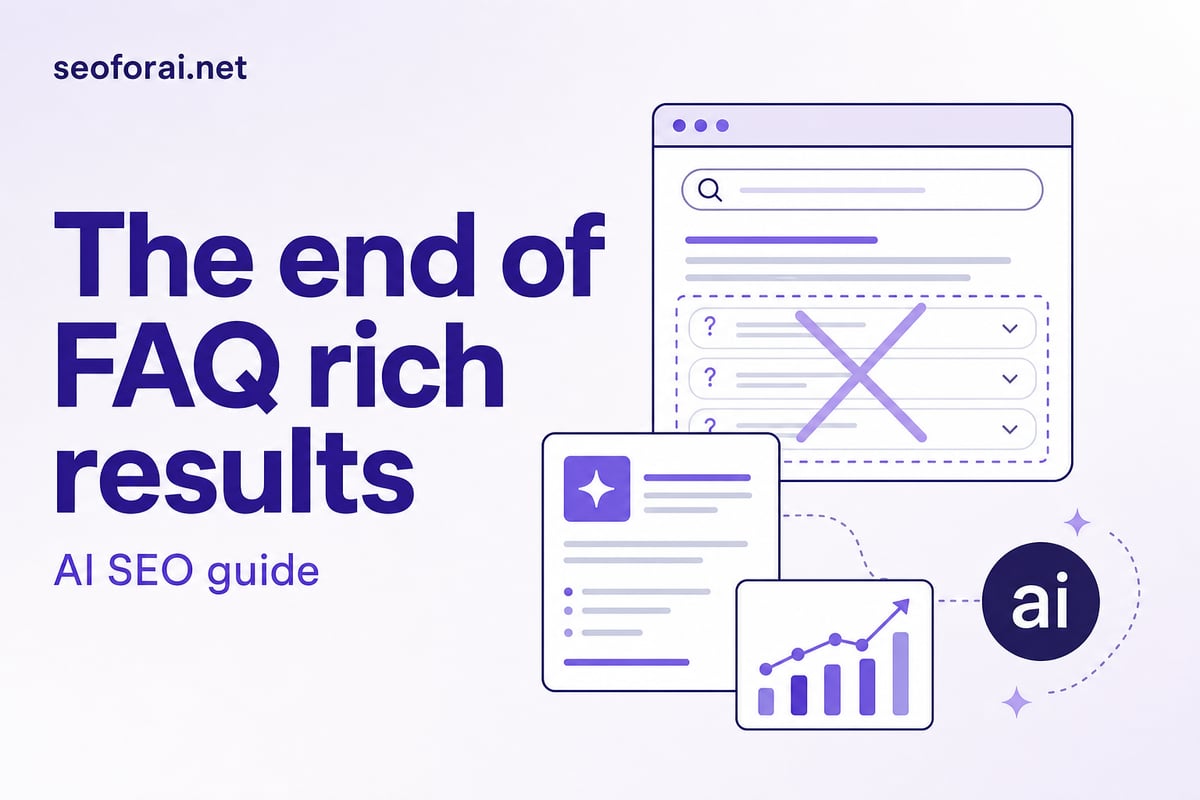 The end of FAQ rich results: what to do in 2026