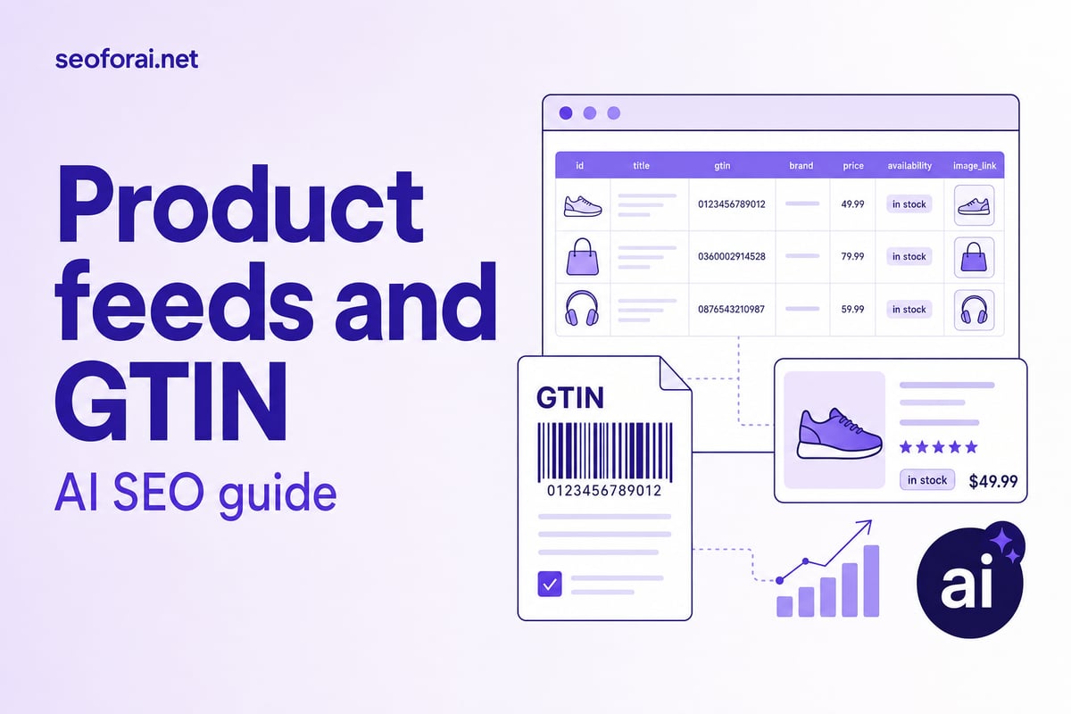 Product feeds and GTIN: the data that gets you found
