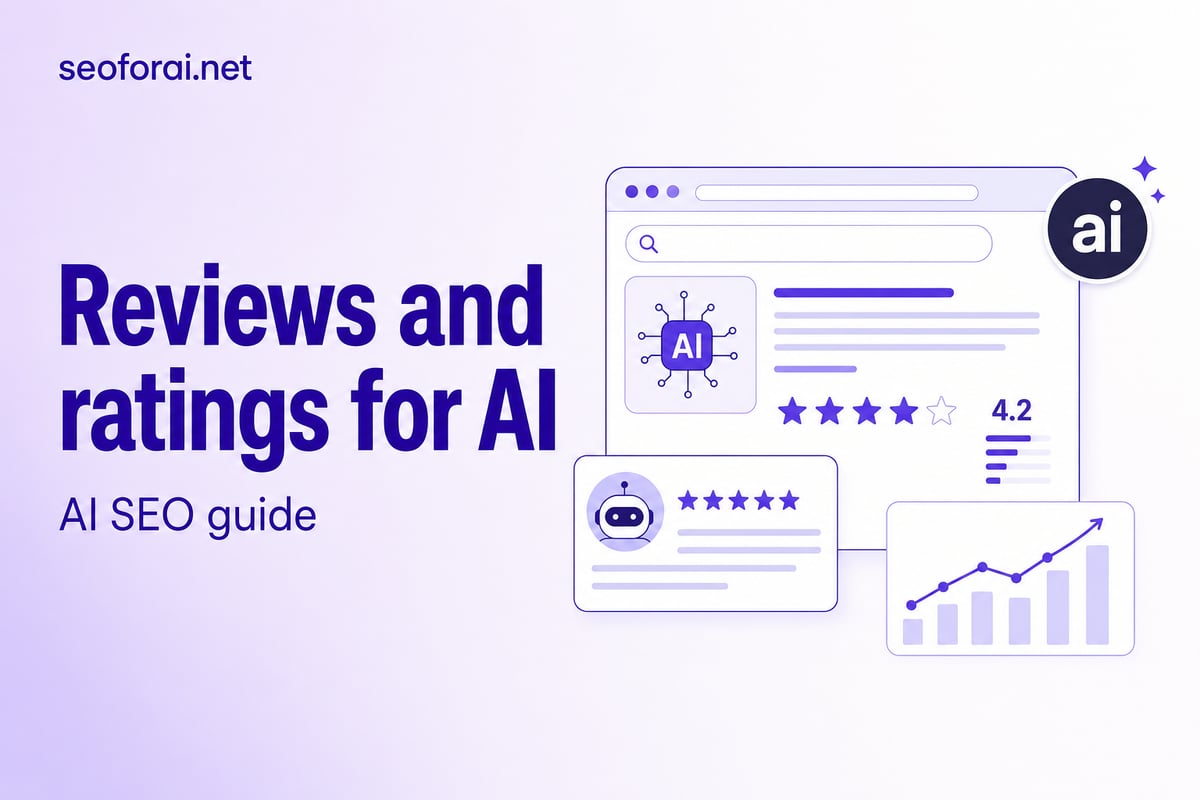 Reviews and ratings for AI: a citable signal