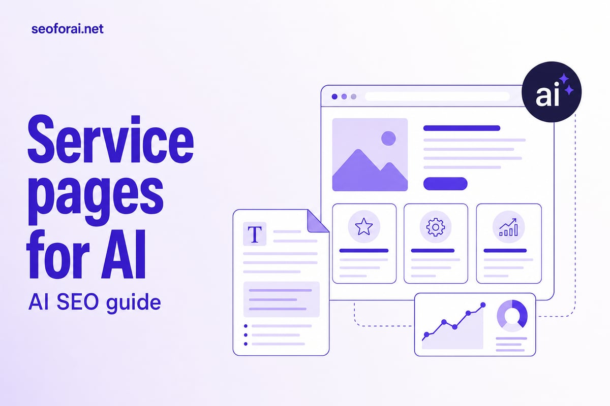 Service pages for AI: a guide for B2B sites