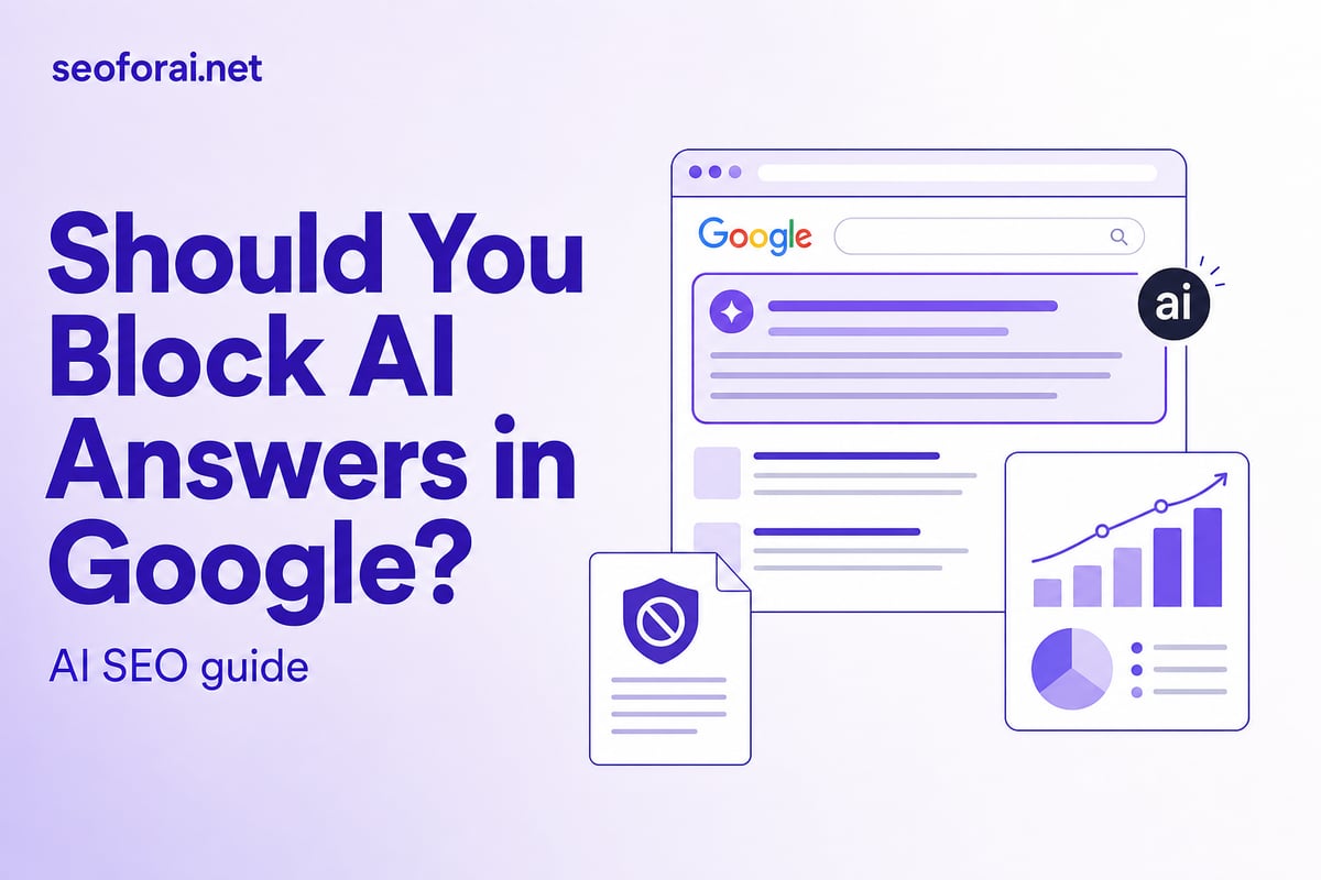 Should You Block AI Answers in Google? A Decision Framework